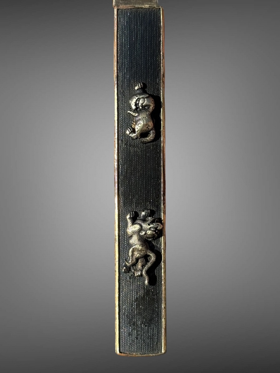 Sabre Japonais Wakizashi signé et daté, shirasaya et certificat NBTHK Hozon - Période Muromashi-photo-1