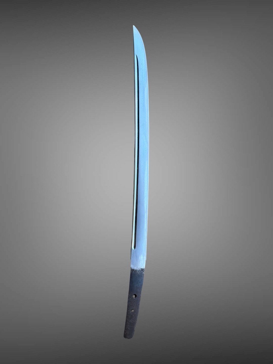 Sabre Japonais Wakizashi signé et daté, shirasaya et certificat NBTHK Hozon - Période Muromashi-photo-6