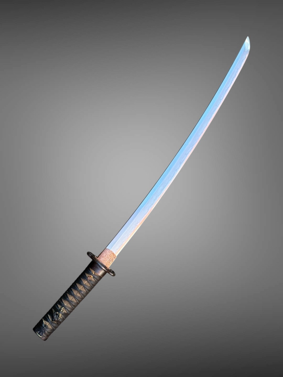 Wakizashi de samuraï - Période Edo (1603-1868).-photo-3