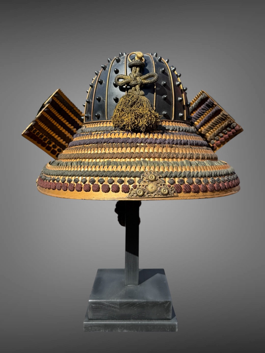 Samurai Kabuto Decorated With The Mon Of The Asakura Clan - Shōwa Period (1926-1989).-photo-4