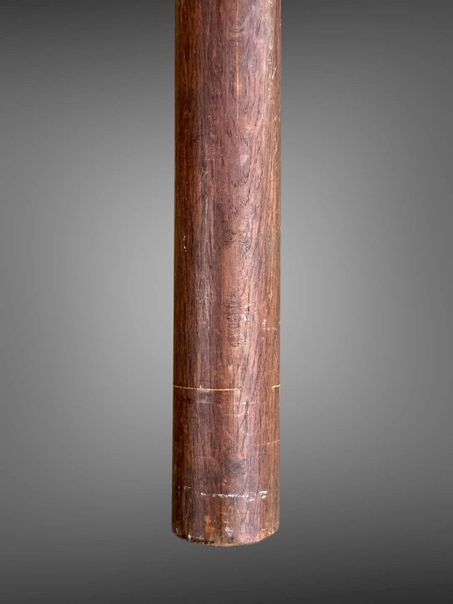 Element sommital de sashimono du clan Mimura - Période Edo (1603-1868).-photo-6