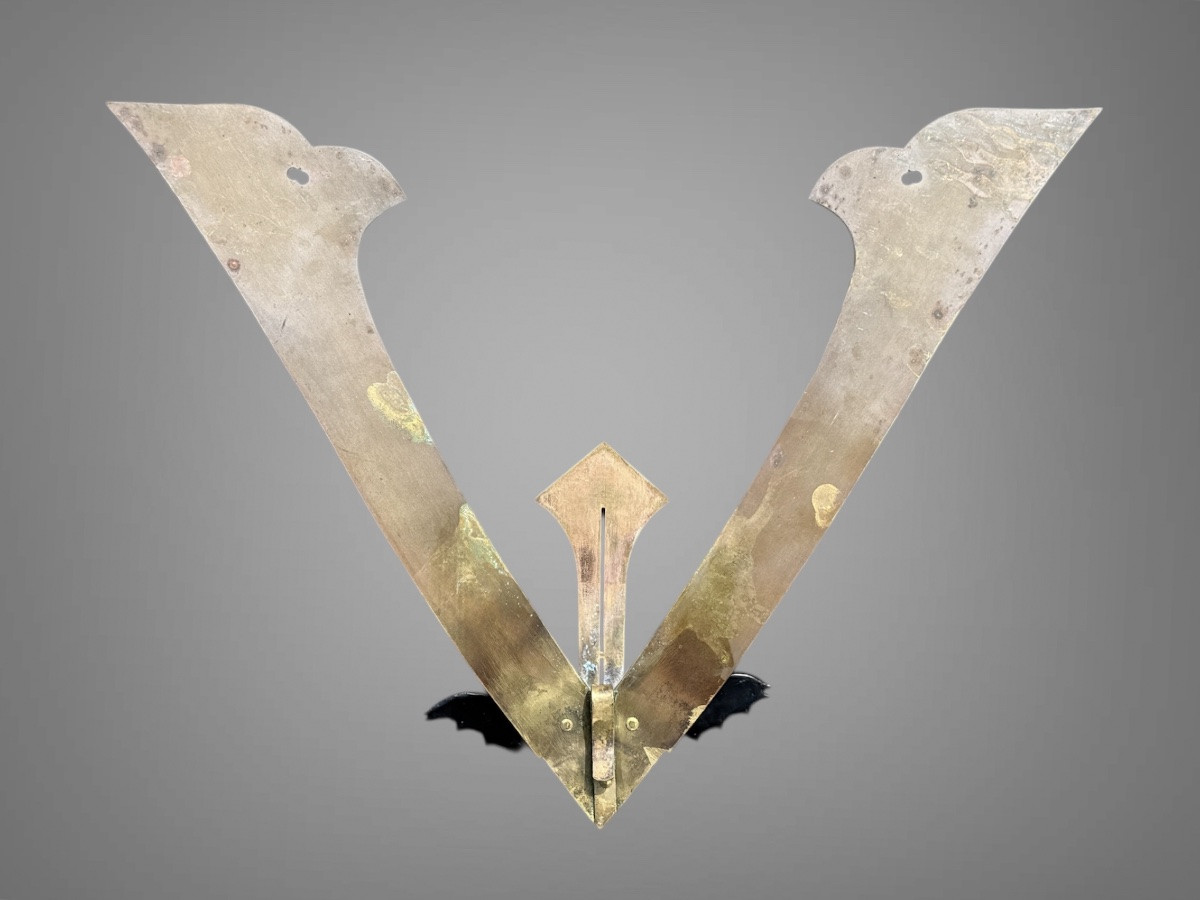 Large Maedate Decorated With An Oni Head - Edo Period (1603 - 1868).-photo-4