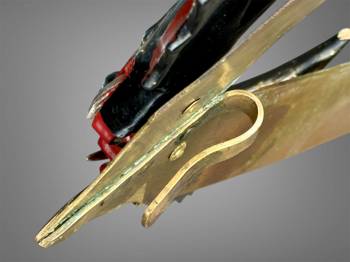 Large Maedate Decorated With An Oni Head - Edo Period (1603 - 1868).-photo-2