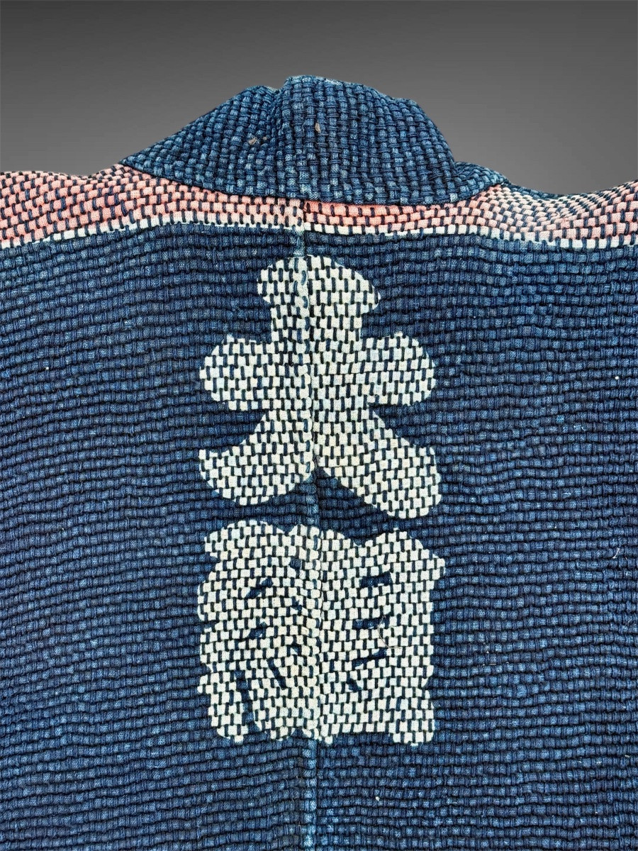 Japanese Firefighter's Kimono “hikeshi-banten” - Meiji Period (1868–1912).-photo-7