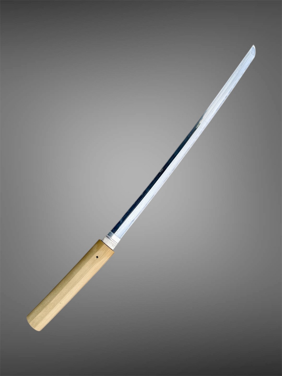 “shikomi-zue” - Wakizashi Concealed In A Cane, Mounted In Shirasaya - Kabun Era (c. 1661-1673).-photo-3