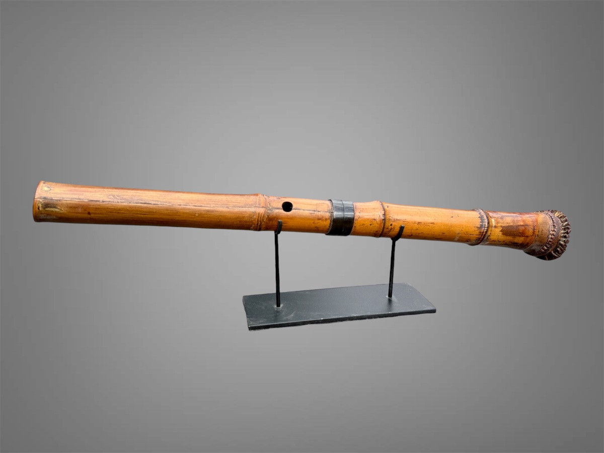 Shakuhachi, Bamboo Flute - Edo Period (1603 - 1868).-photo-2