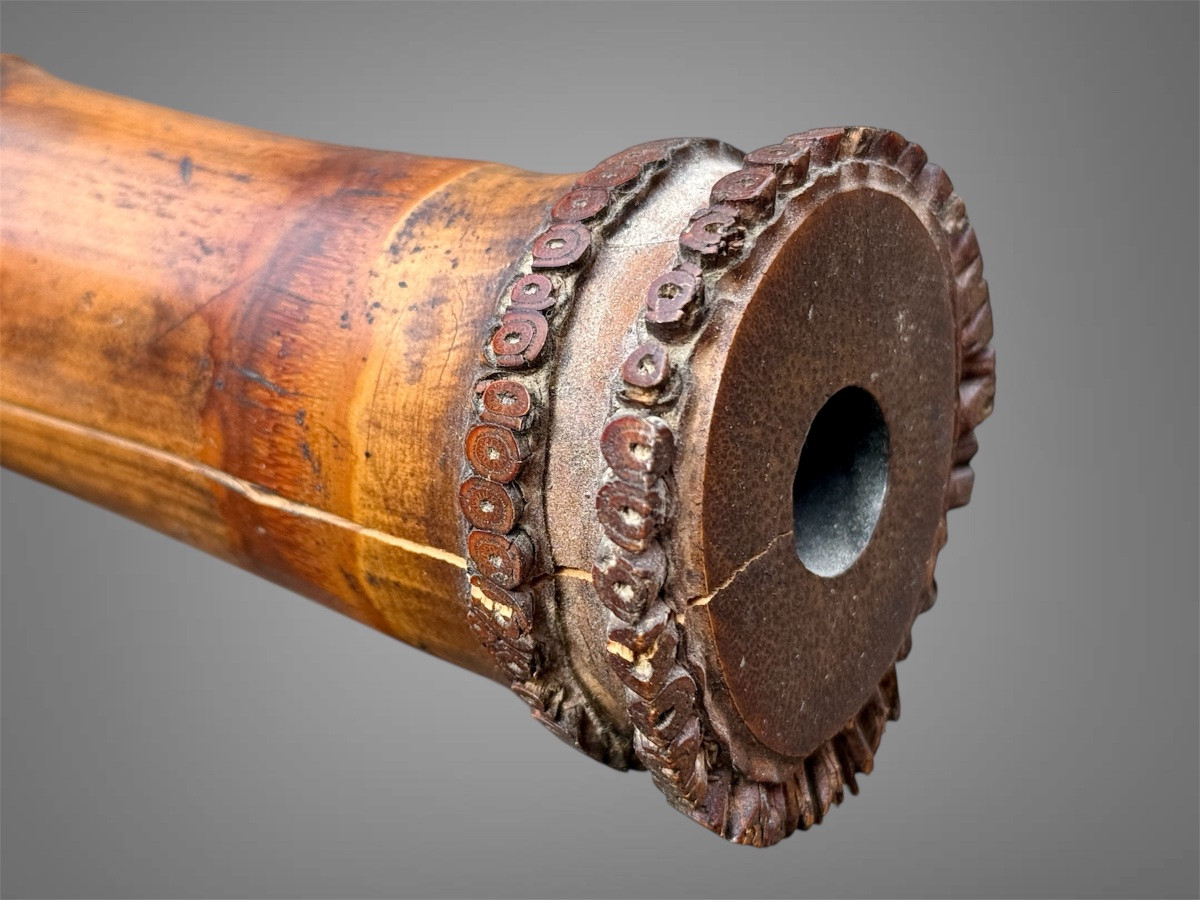 Shakuhachi, Bamboo Flute - Edo Period (1603 - 1868).-photo-3