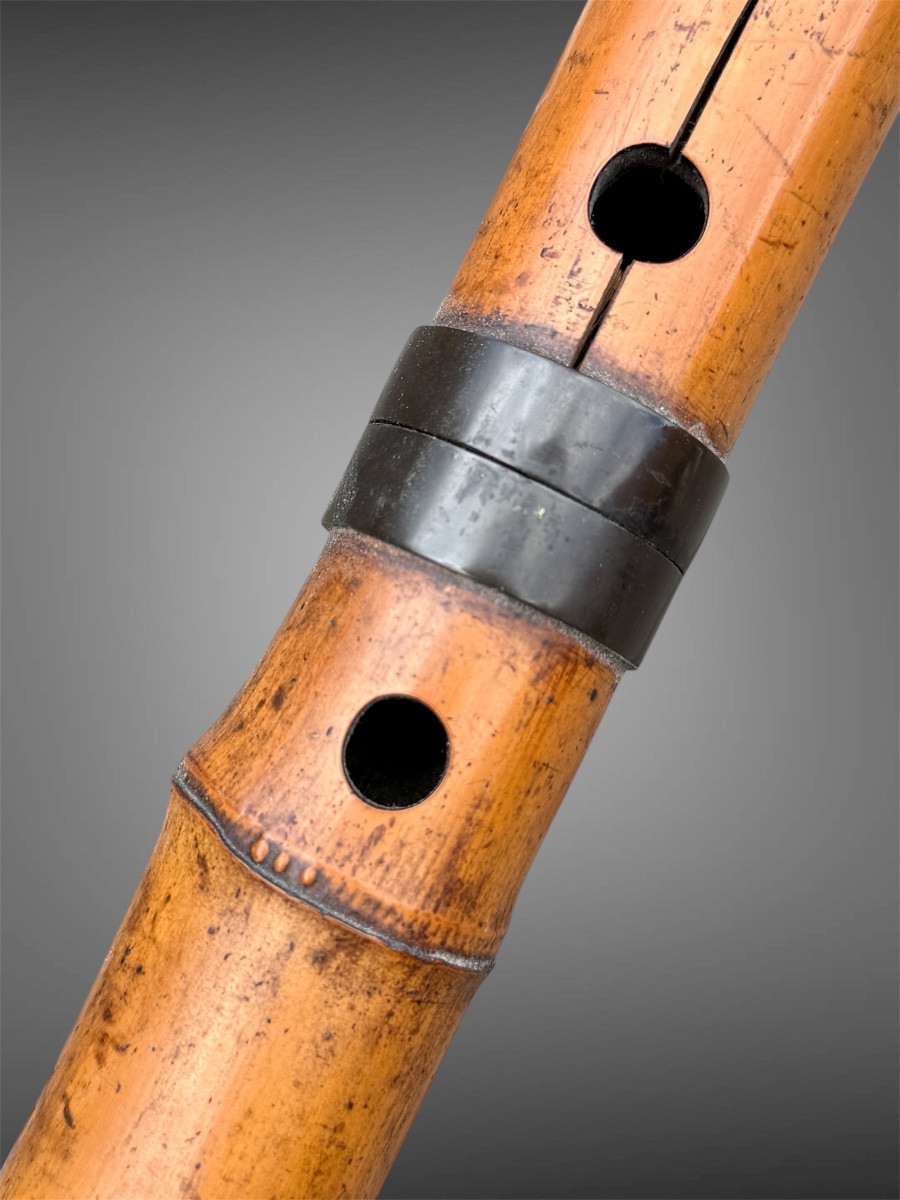 Shakuhachi, Bamboo Flute - Edo Period (1603 - 1868).-photo-1