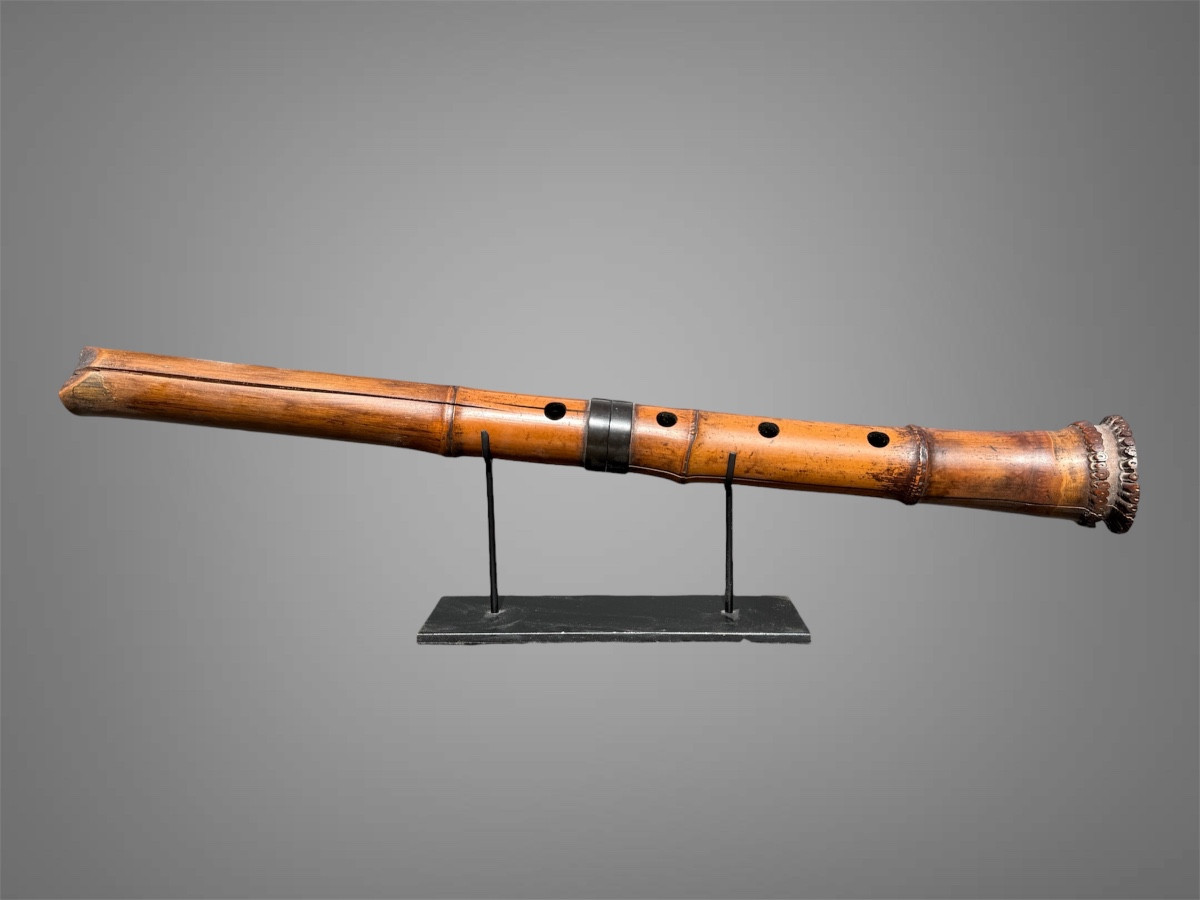 Shakuhachi, Bamboo Flute - Edo Period (1603 - 1868).