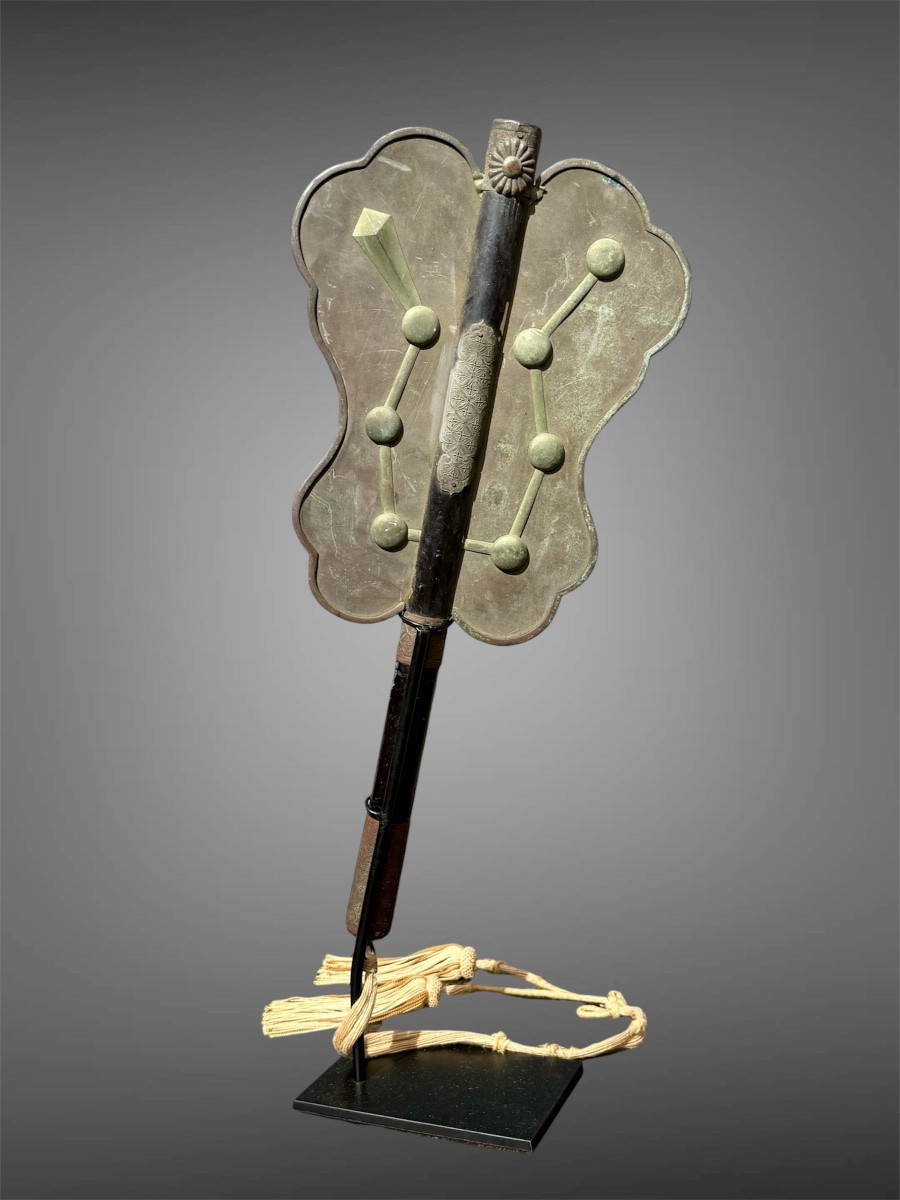 Gunbai, Command Fan Of A Samurai Of The Nukui Clan - Edo Period (1603-1868).-photo-3