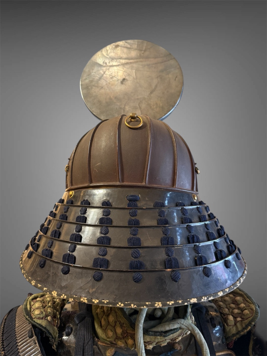 Complete Okudaira Clan Samurai Armor - Edo Period (1603-1868).-photo-5