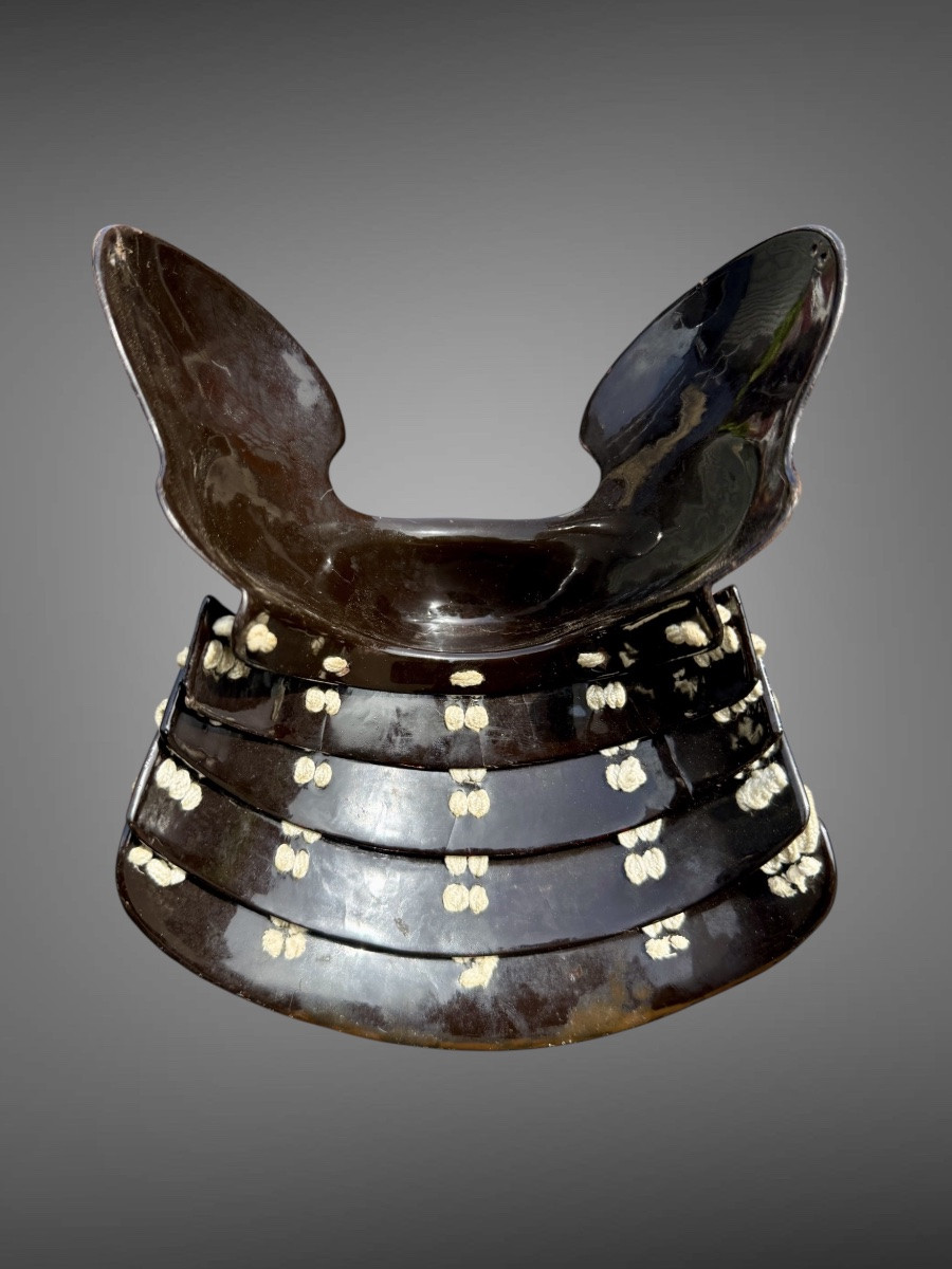 Demi Masque De Samuraï Hampo - Période Edo (1603-1868).-photo-4