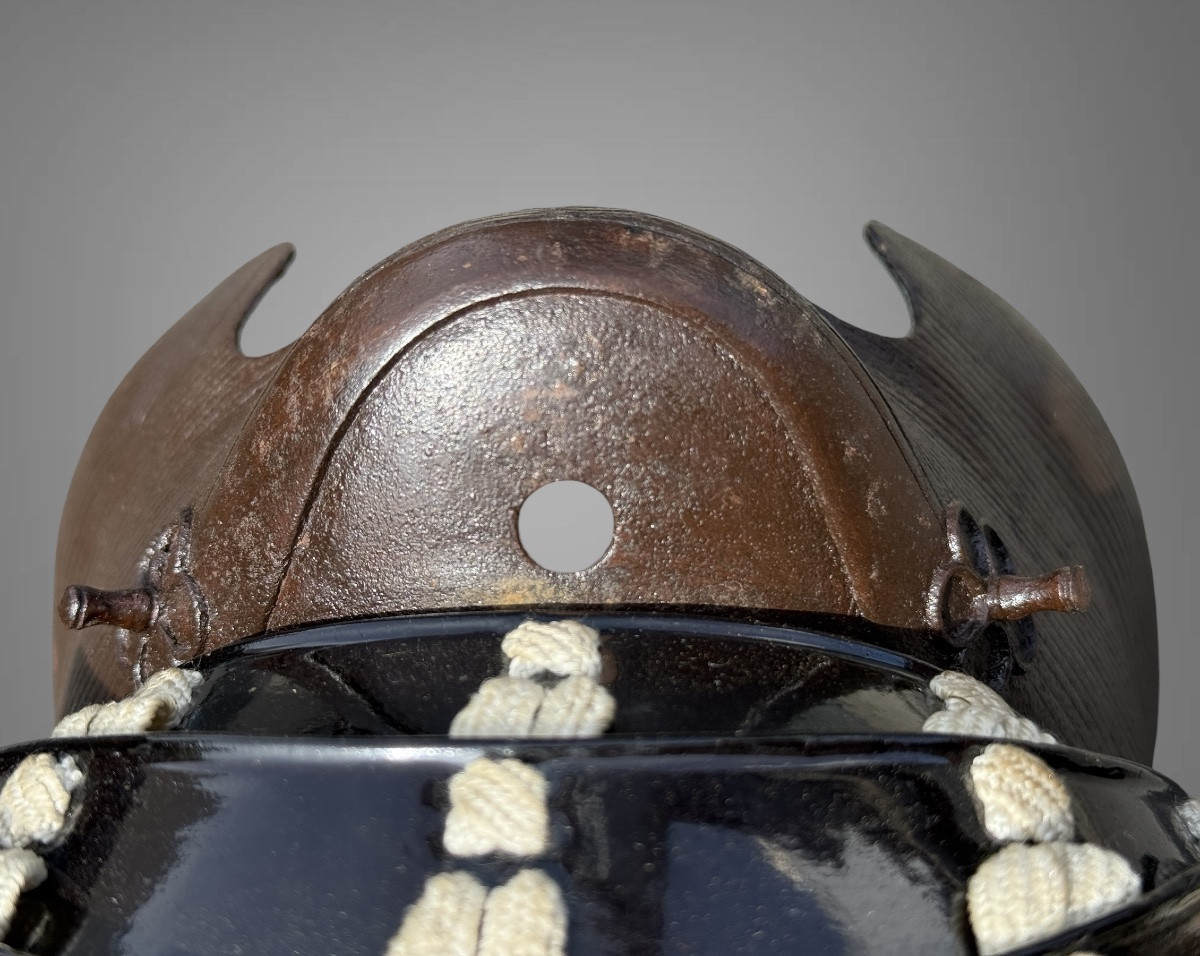 Demi Masque De Samuraï Hampo - Période Edo (1603-1868).-photo-8