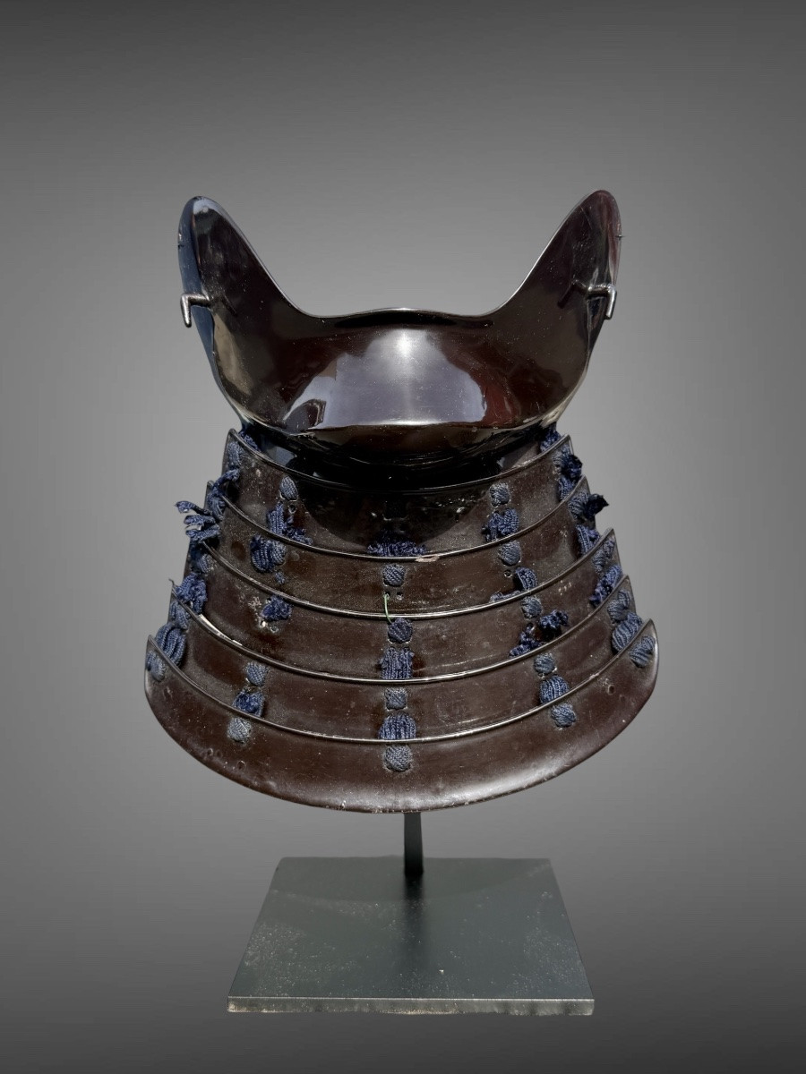 Demi Masque De Samuraï Hampo - Période Edo (1603-1868).-photo-2