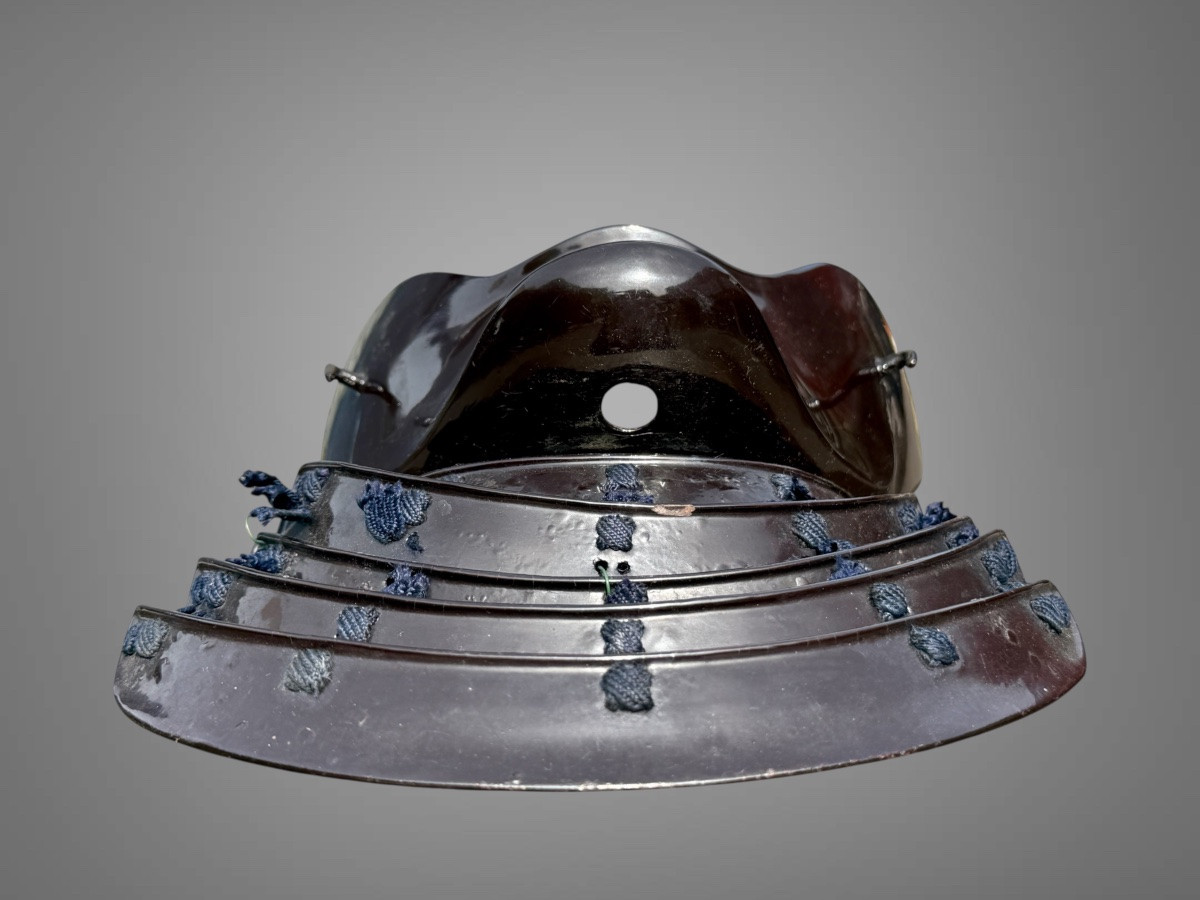Demi Masque De Samuraï Hampo - Période Edo (1603-1868).-photo-3
