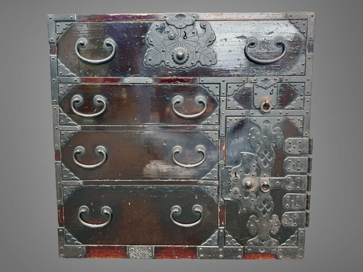 -kodansu Furniture - Late Edo Period (19th) - Width 53.5 Cm.-photo-2