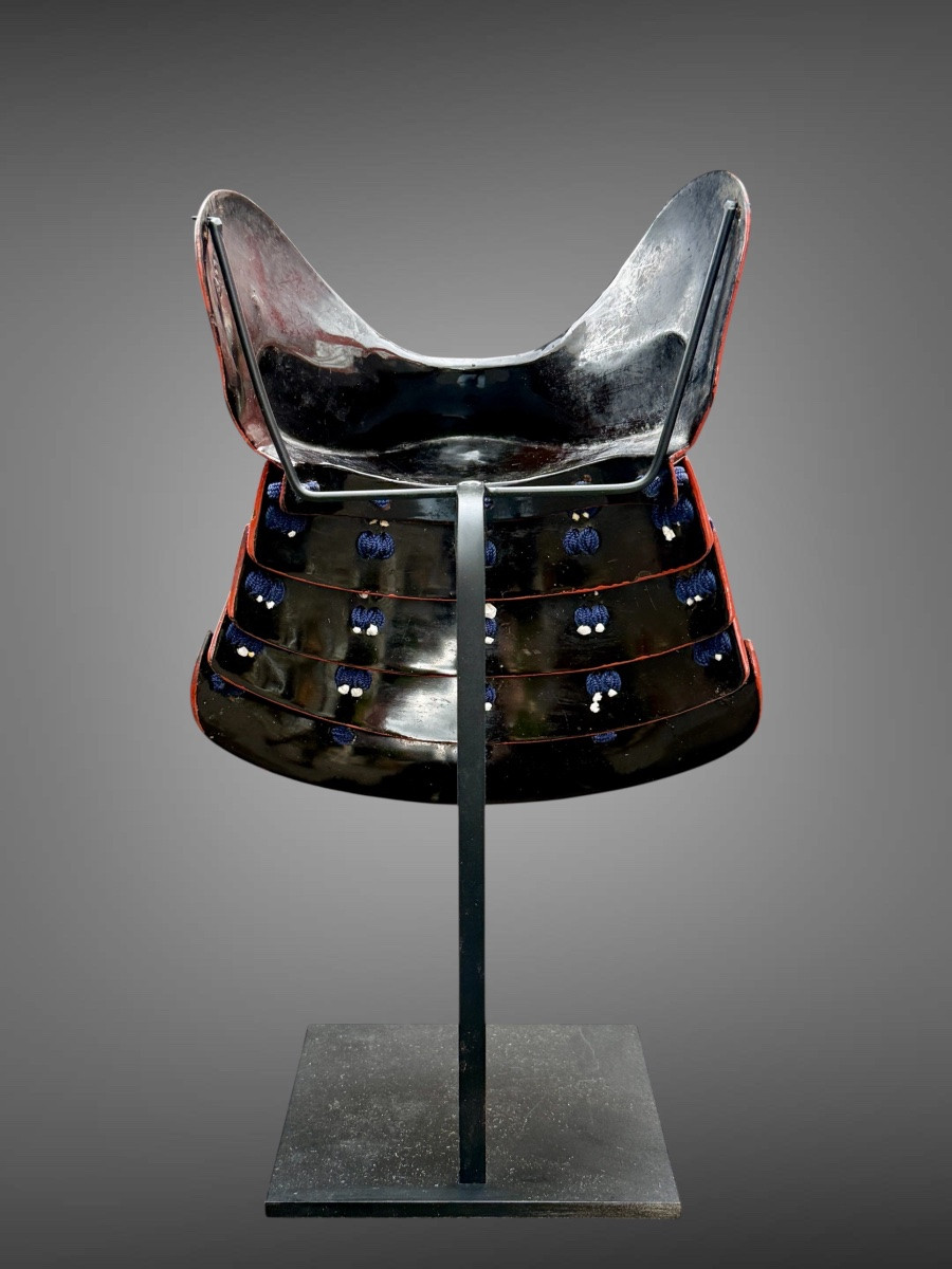 Hampo Samurai Half Mask - Edo Period (1603-1868).-photo-4