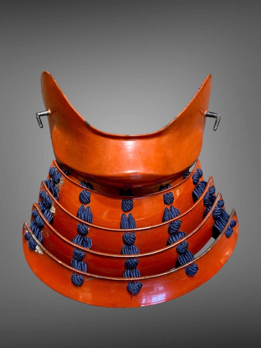 Hampo Samurai Half Mask - Edo Period (1603-1868).-photo-1