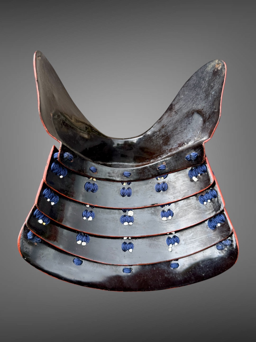 Hampo Samurai Half Mask - Edo Period (1603-1868).-photo-6