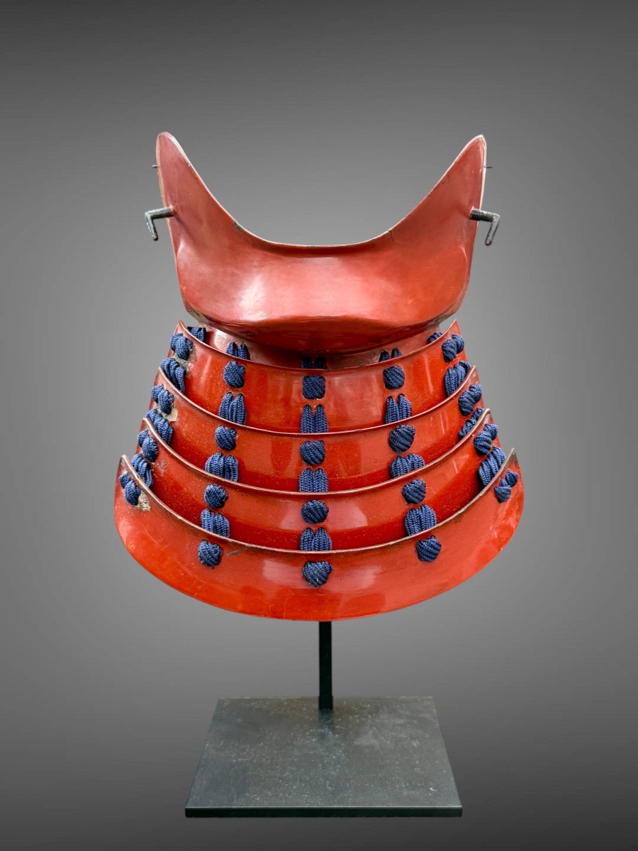 Hampo Samurai Half Mask - Edo Period (1603-1868).