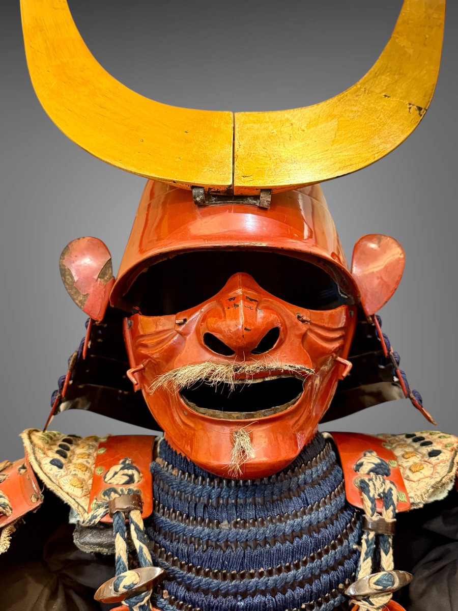 Armure Complète De Samuraï - Période Edo (1603-1868).-photo-1