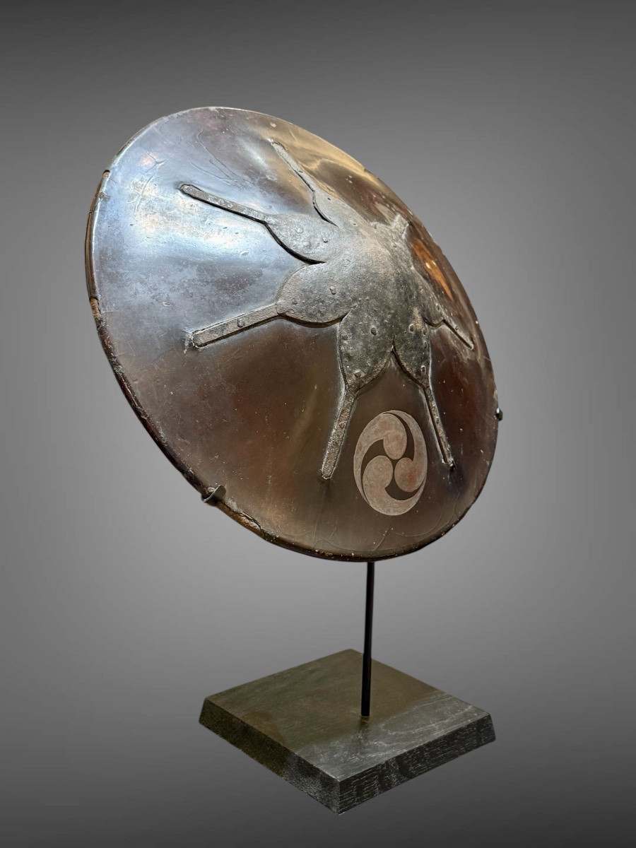 Jingasa Of A Samurai Of The Kobayakawa Clan - Edo Period (1603-1868).-photo-2