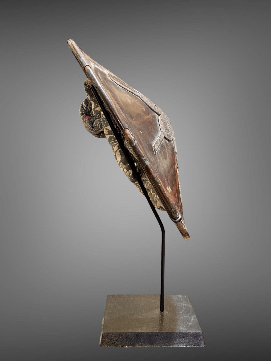 Jingasa Of A Samurai Of The Kobayakawa Clan - Edo Period (1603-1868).-photo-3