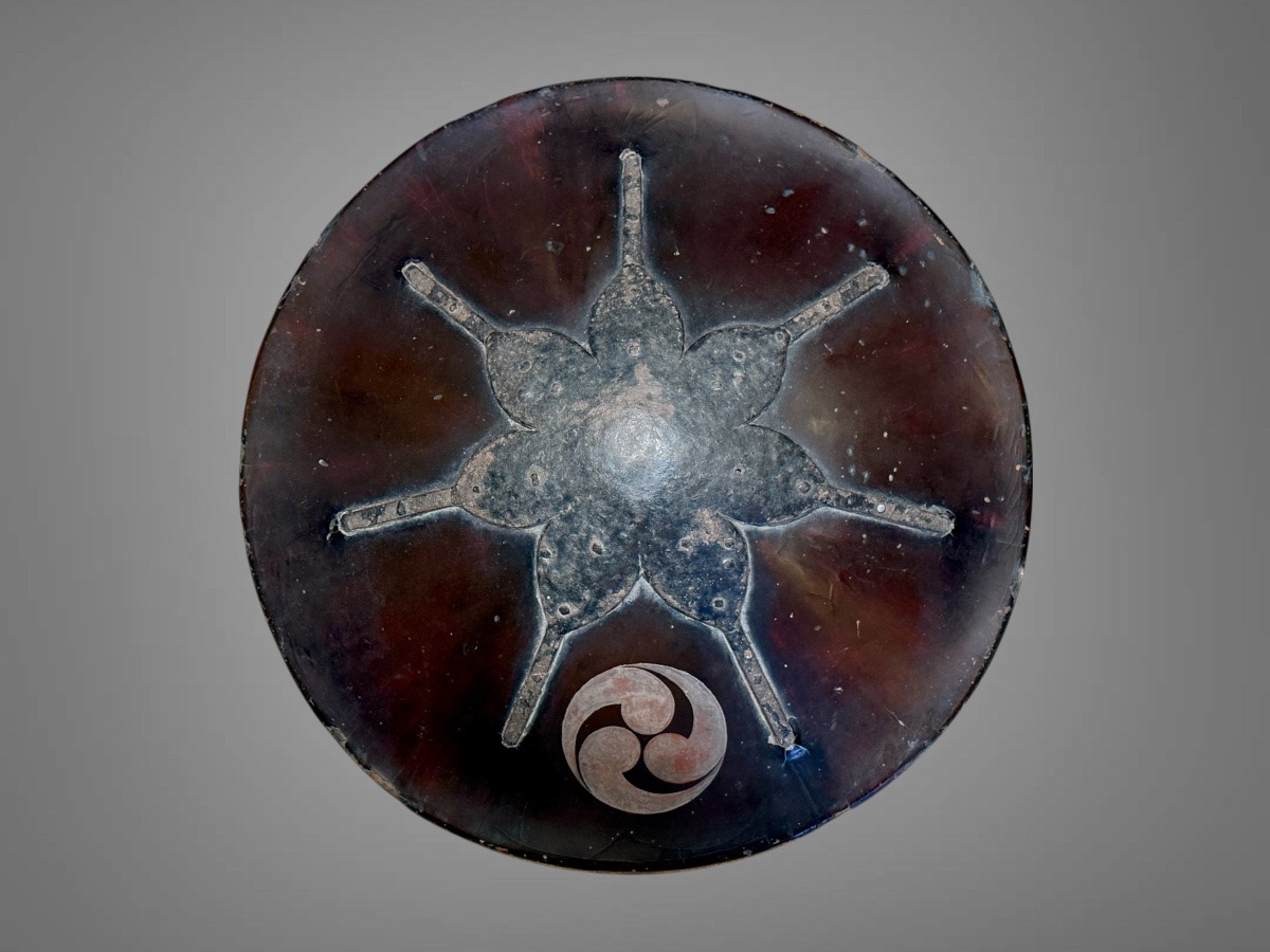 Jingasa Of A Samurai Of The Kobayakawa Clan - Edo Period (1603-1868).-photo-2