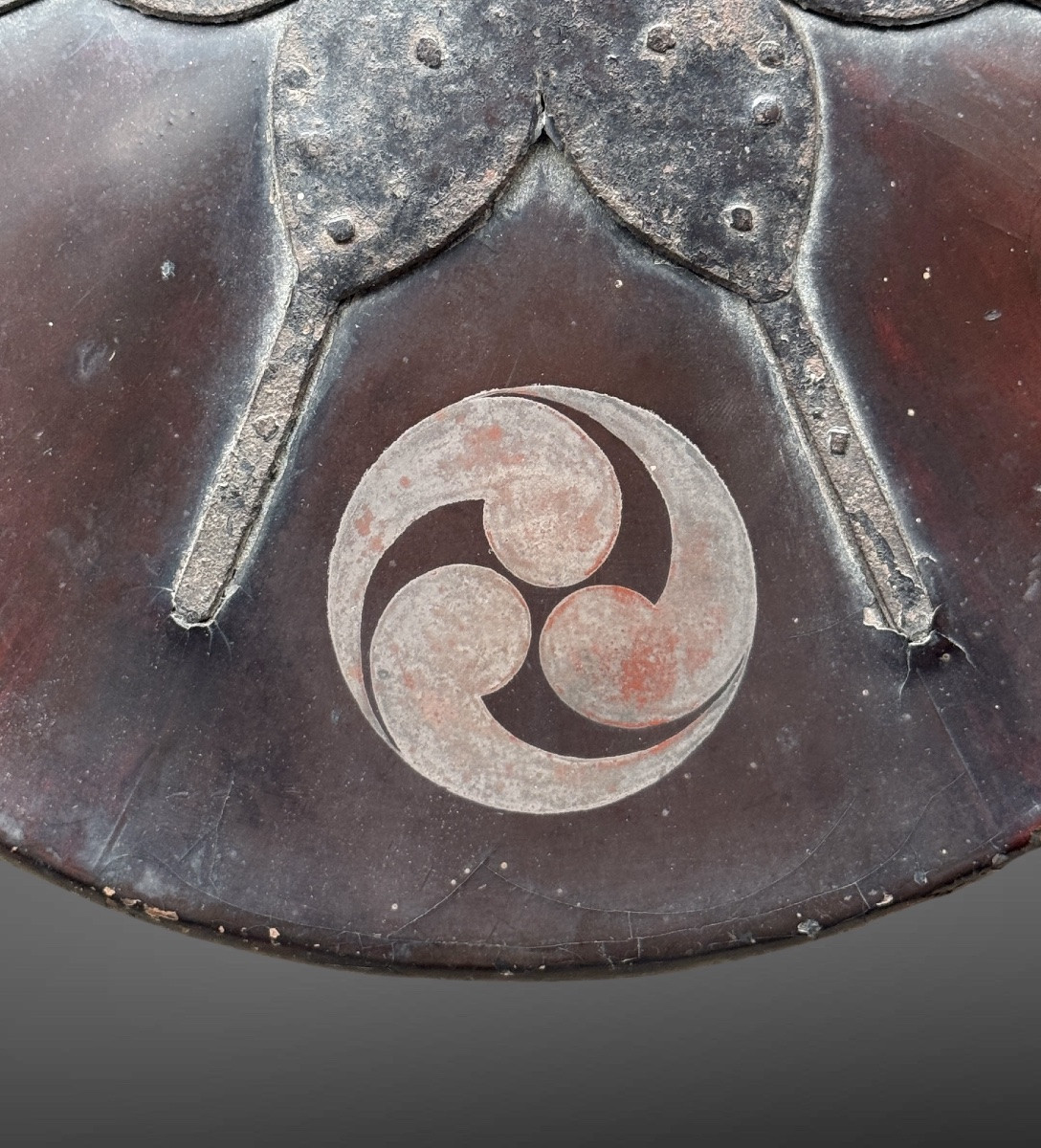 Jingasa Of A Samurai Of The Kobayakawa Clan - Edo Period (1603-1868).-photo-3