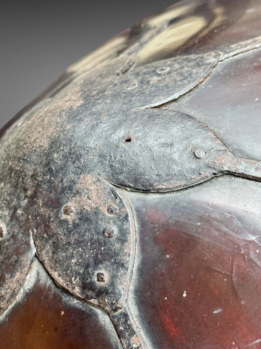 Jingasa Of A Samurai Of The Kobayakawa Clan - Edo Period (1603-1868).-photo-7