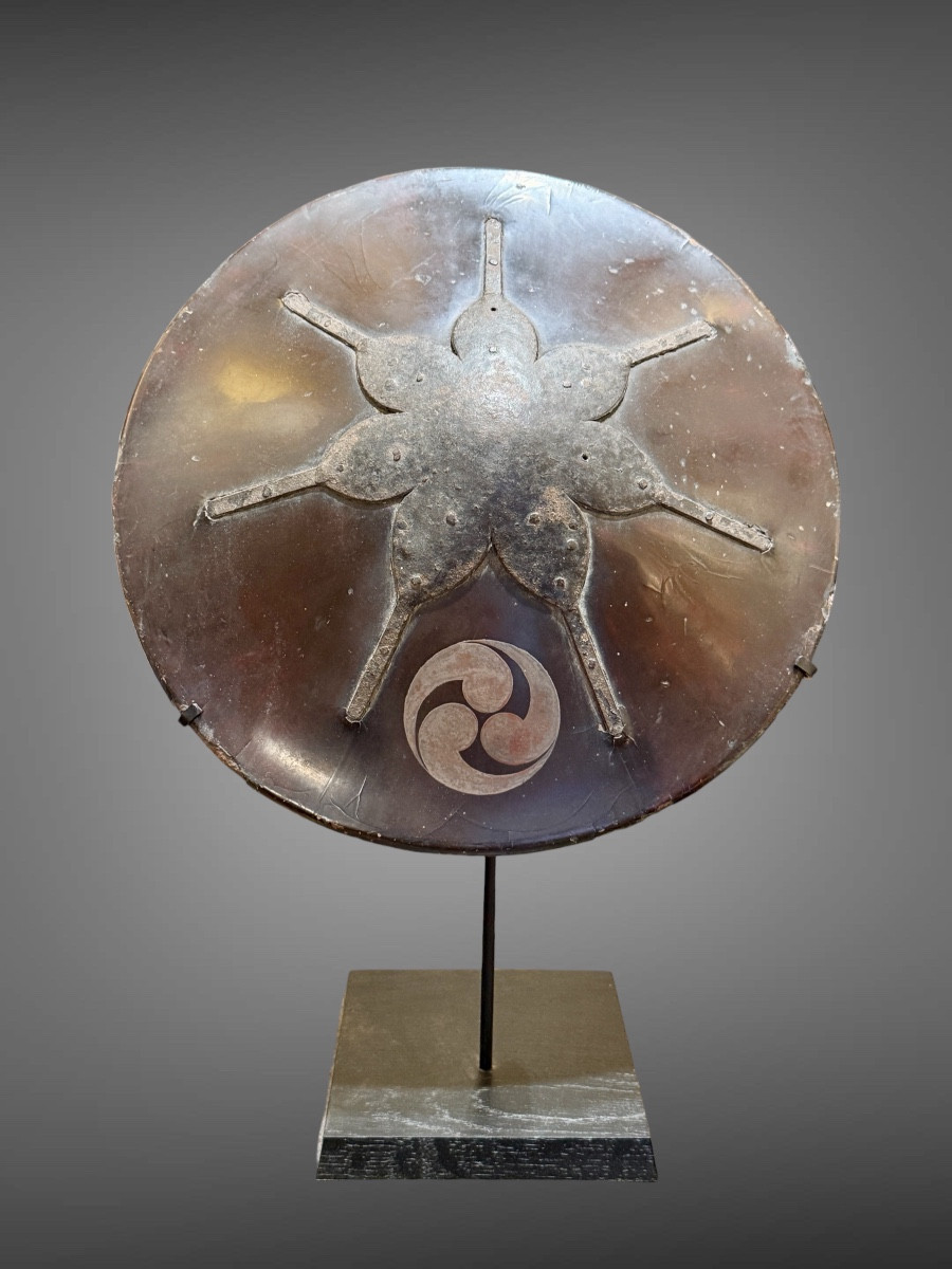 Jingasa Of A Samurai Of The Kobayakawa Clan - Edo Period (1603-1868).