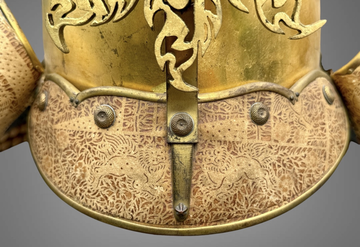 Eboshi Kawari Kabuto With Hozon Shiryo Certificate - Late Edo Period (1603-1868).-photo-2