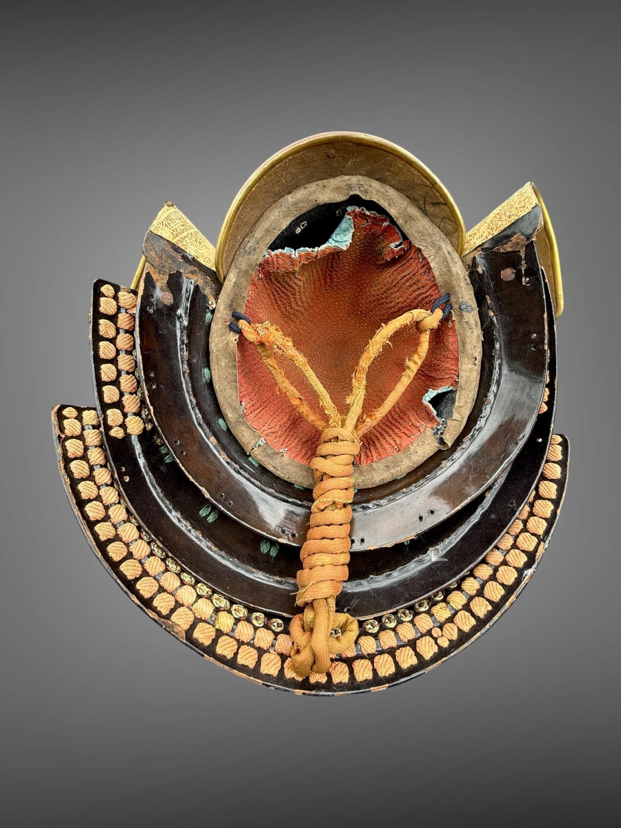 Eboshi Kawari Kabuto With Hozon Shiryo Certificate - Late Edo Period (1603-1868).-photo-7