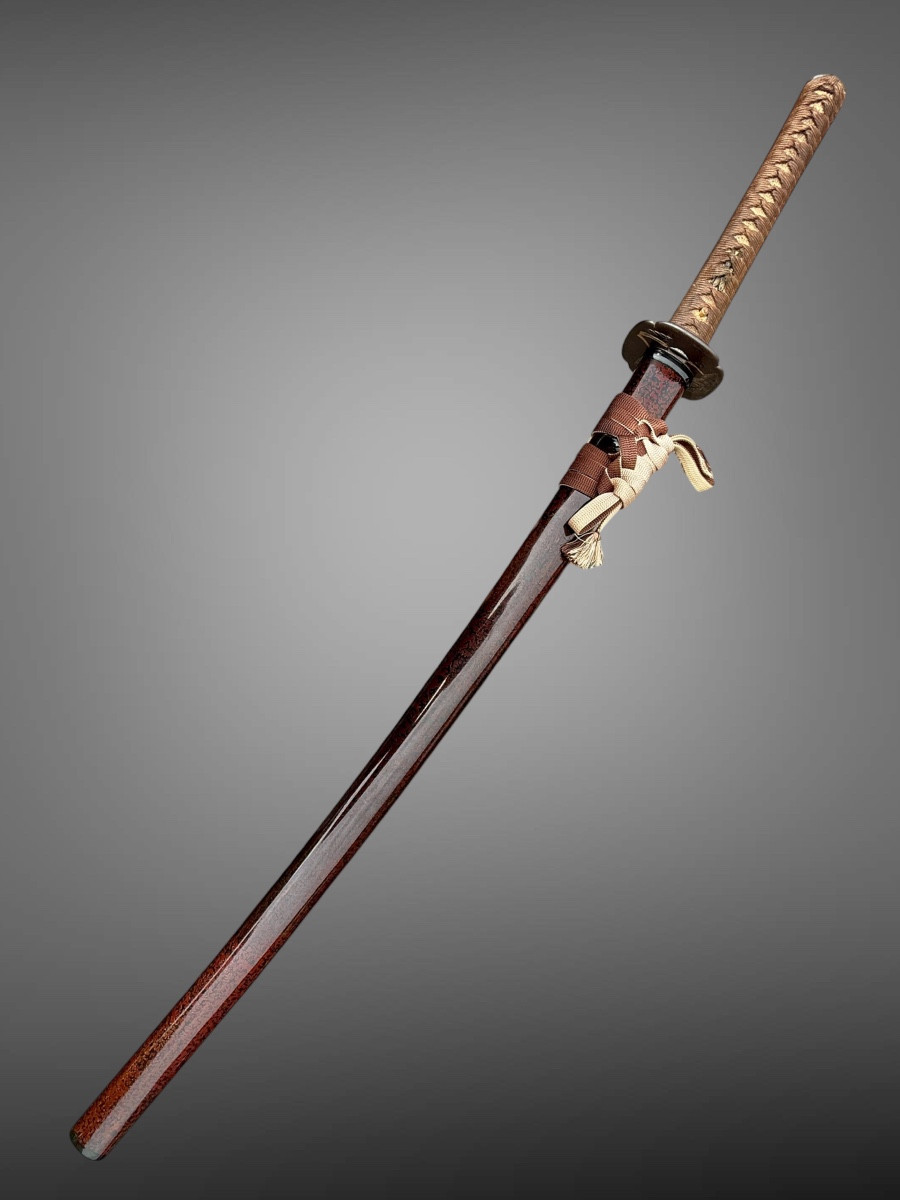 Sabre Japonais Katana signé de Ryuginsai Hirotsuna, daté 1863 - Certificat NBTHK Hozon.