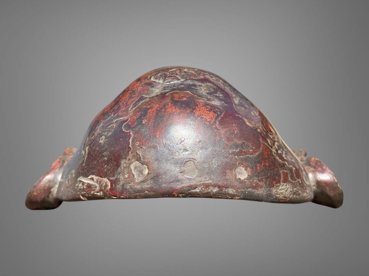 Lacquered Papier-mâché Noh Theater Mask - Edo Period (1603-1868).-photo-7