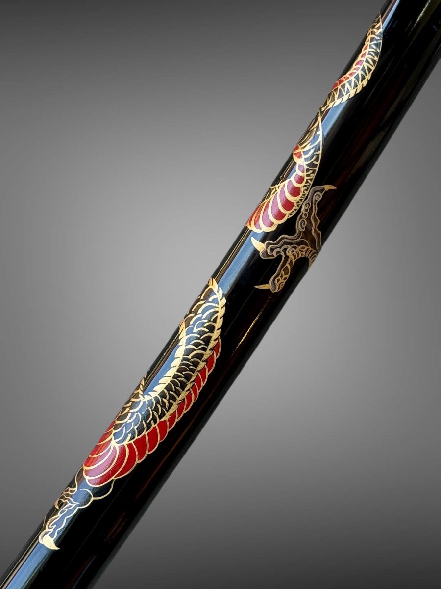 Sabre Japonais Katana, Signé - Début Edo (XVIIe Siècle). -photo-3