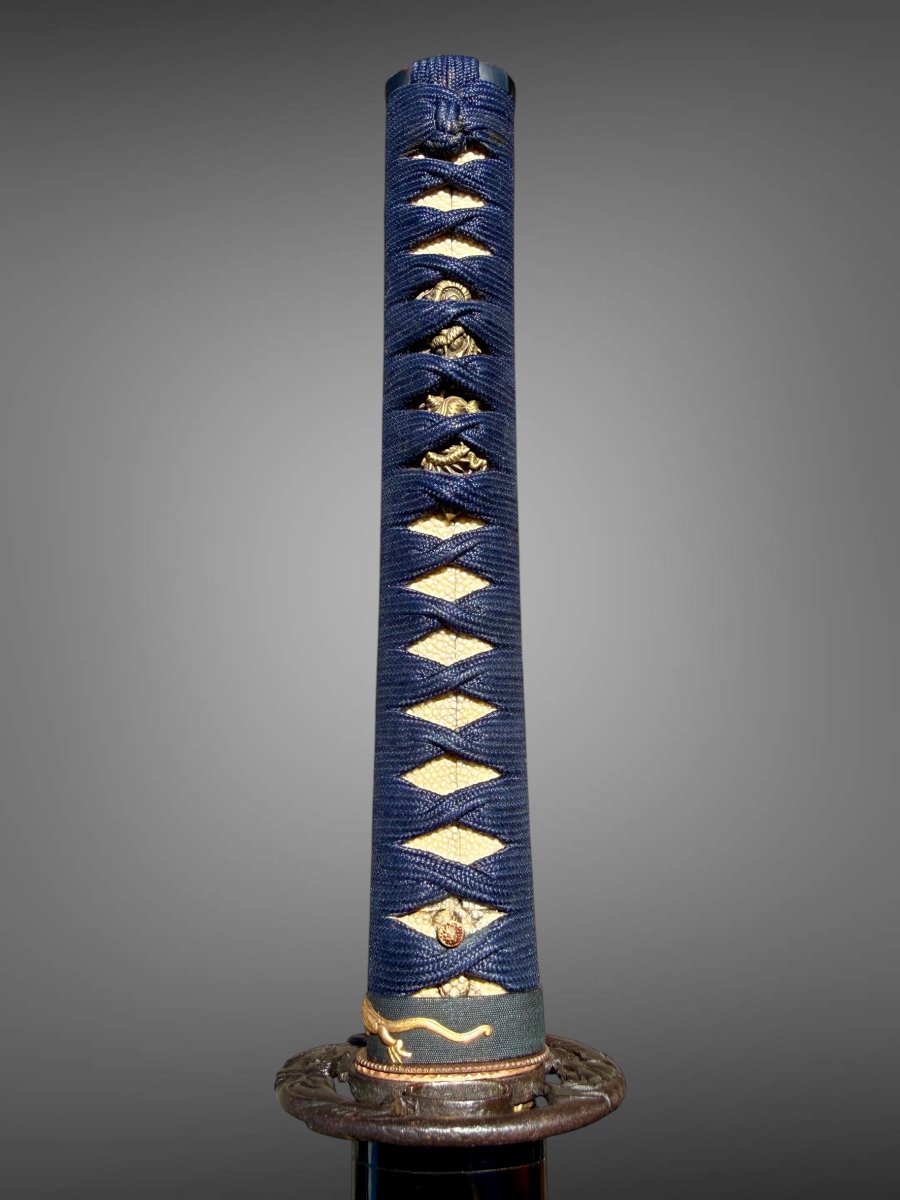 Sabre Japonais Katana, Signé - Début Edo (XVIIe Siècle). -photo-1