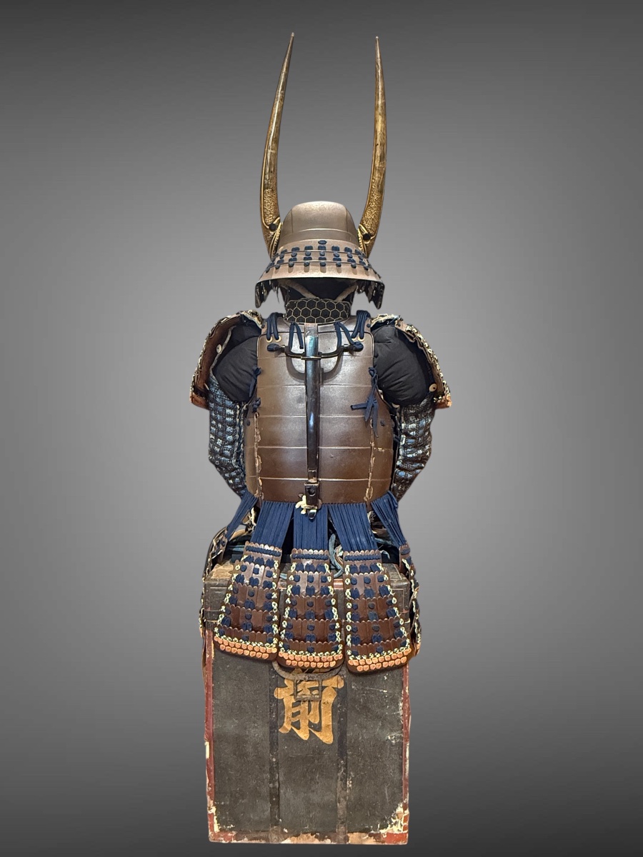 Armure Complète De Samuraï de type Owari Gusoku- Période Edo (1603-1868).-photo-2