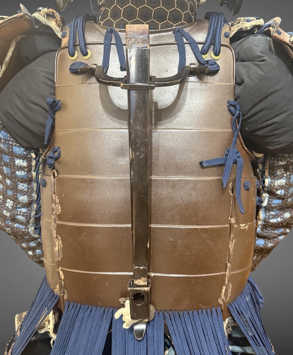 Armure Complète De Samuraï de type Owari Gusoku- Période Edo (1603-1868).-photo-7