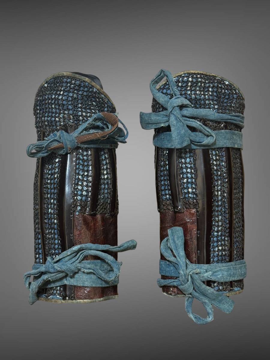 Armure Complète De Samuraï de type Owari Gusoku- Période Edo (1603-1868).-photo-8