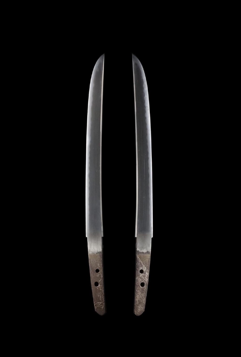 Japanese Wakizashi Sword, Silver Mountings, Blade Signed Tadaaki—edo Period (1603–1868).-photo-7