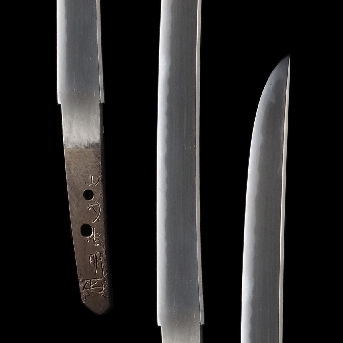 Japanese Wakizashi Sword, Silver Mountings, Blade Signed Tadaaki—edo Period (1603–1868).-photo-8