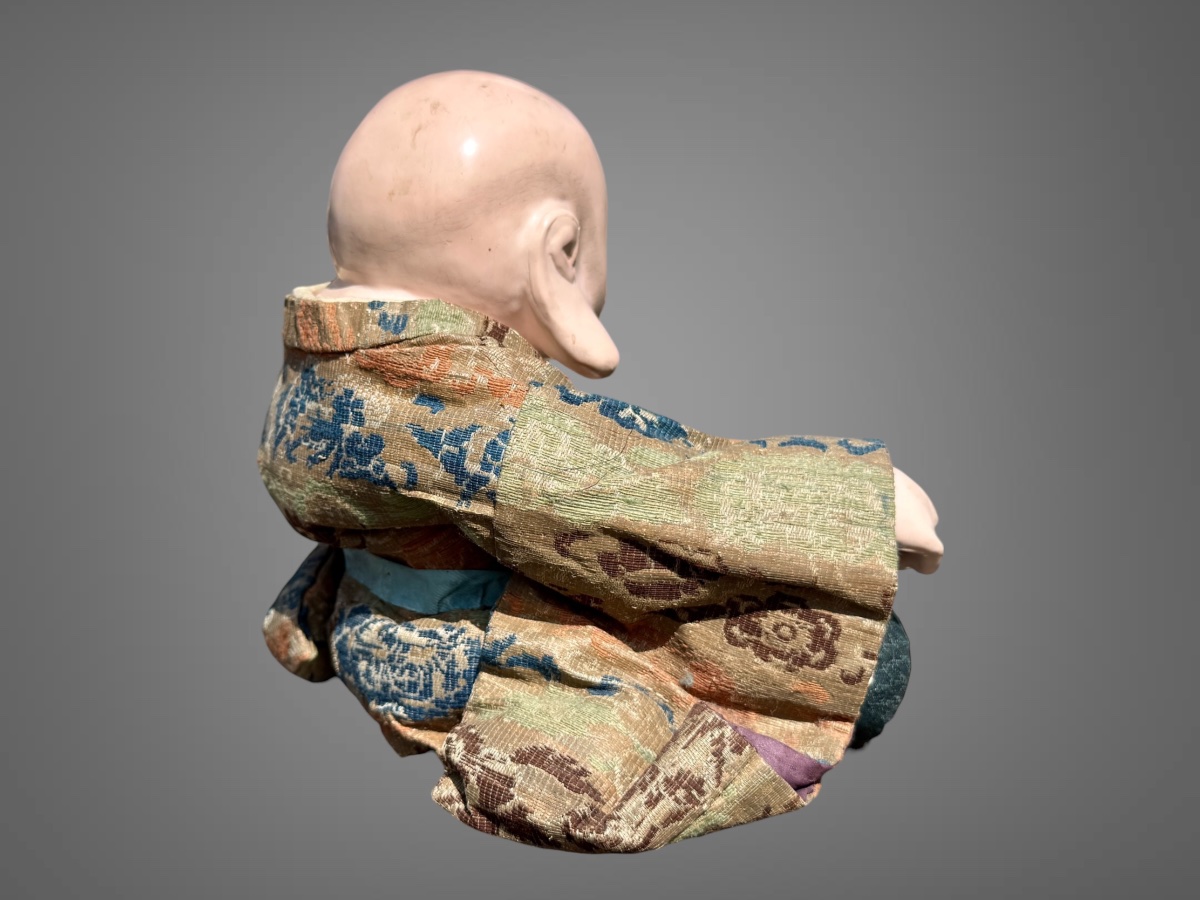 Musha Ningyô Doll Depicting The God Hotei - Edo Period (1603–1868).-photo-4