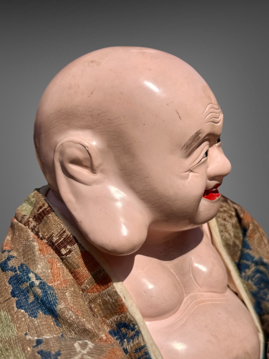 Musha Ningyô Doll Depicting The God Hotei - Edo Period (1603–1868).-photo-5