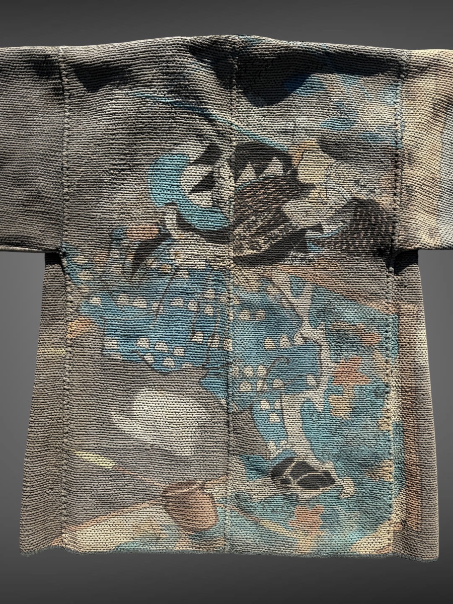 Japanese Firefighter's Kimono, "hikeshi-banten" - Meiji Period (1868–1912).-photo-3