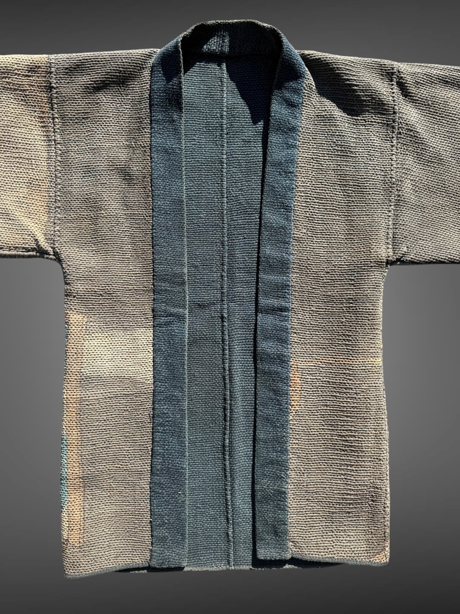Japanese Firefighter's Kimono, "hikeshi-banten" - Meiji Period (1868–1912).-photo-3