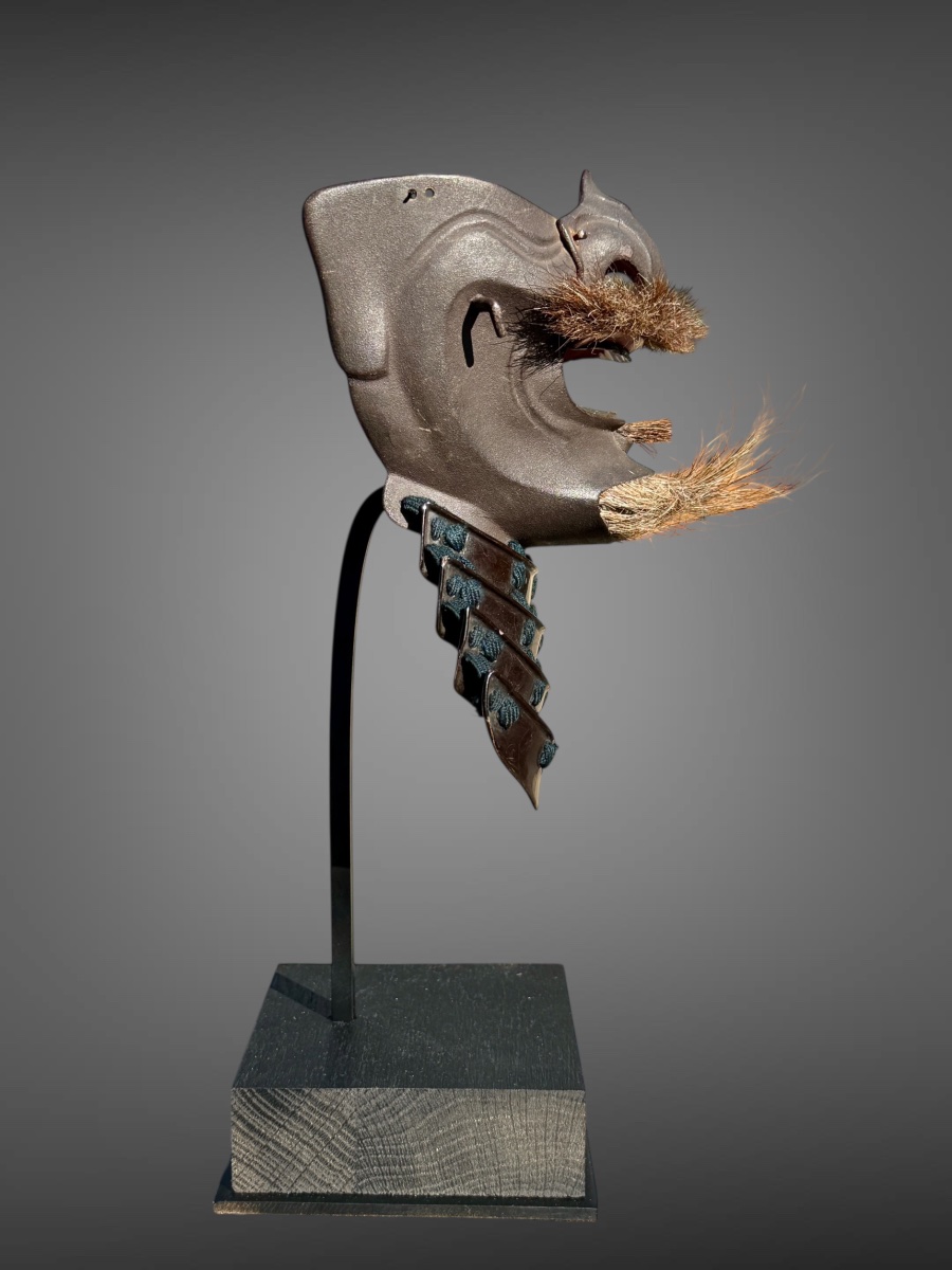 Samurai Mempo Half Mask - Edo Period (1603–1868).-photo-4