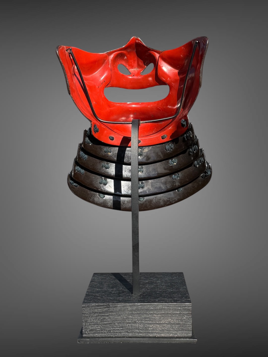 Samurai Mempo Half Mask - Edo Period (1603–1868).-photo-1