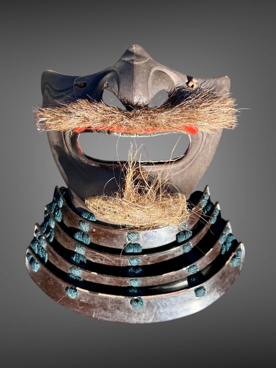 Samurai Mempo Half Mask - Edo Period (1603–1868).-photo-4