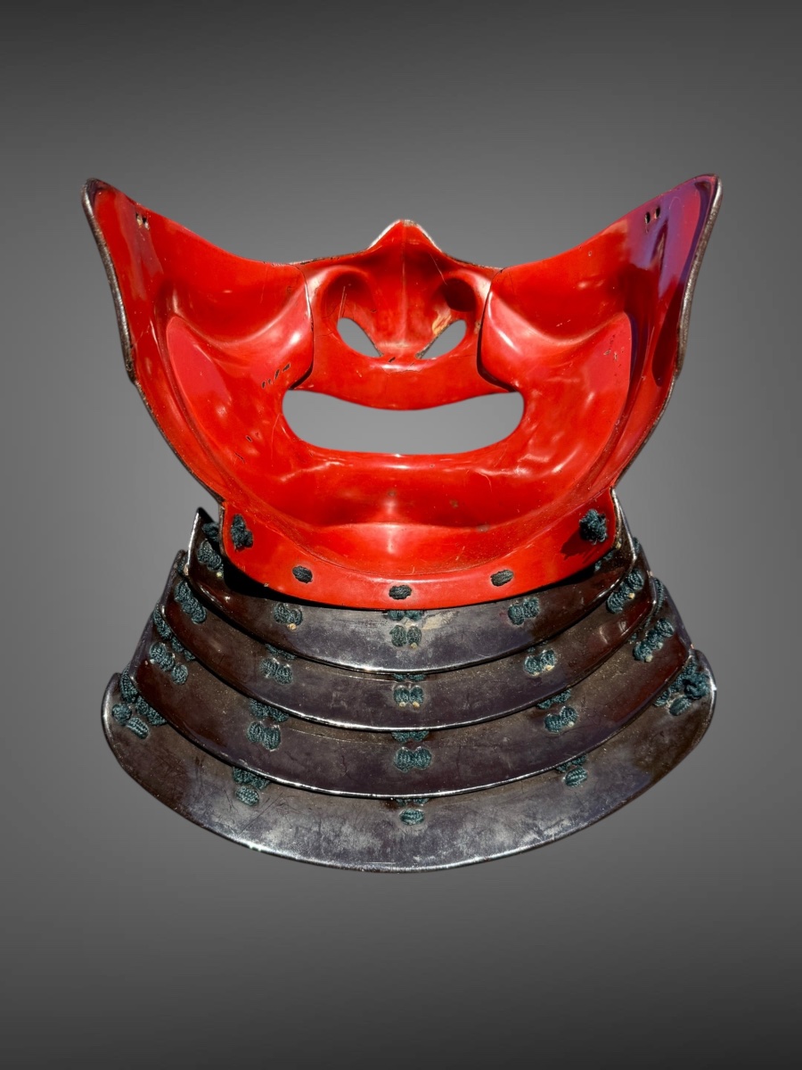 Samurai Mempo Half Mask - Edo Period (1603–1868).-photo-6